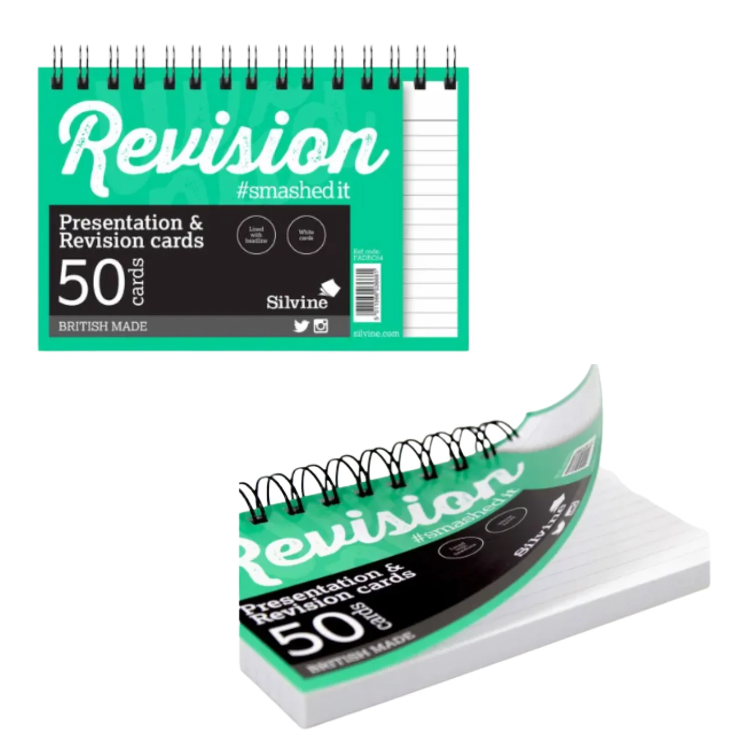 50-Pack 6"x4" White Revision Cards