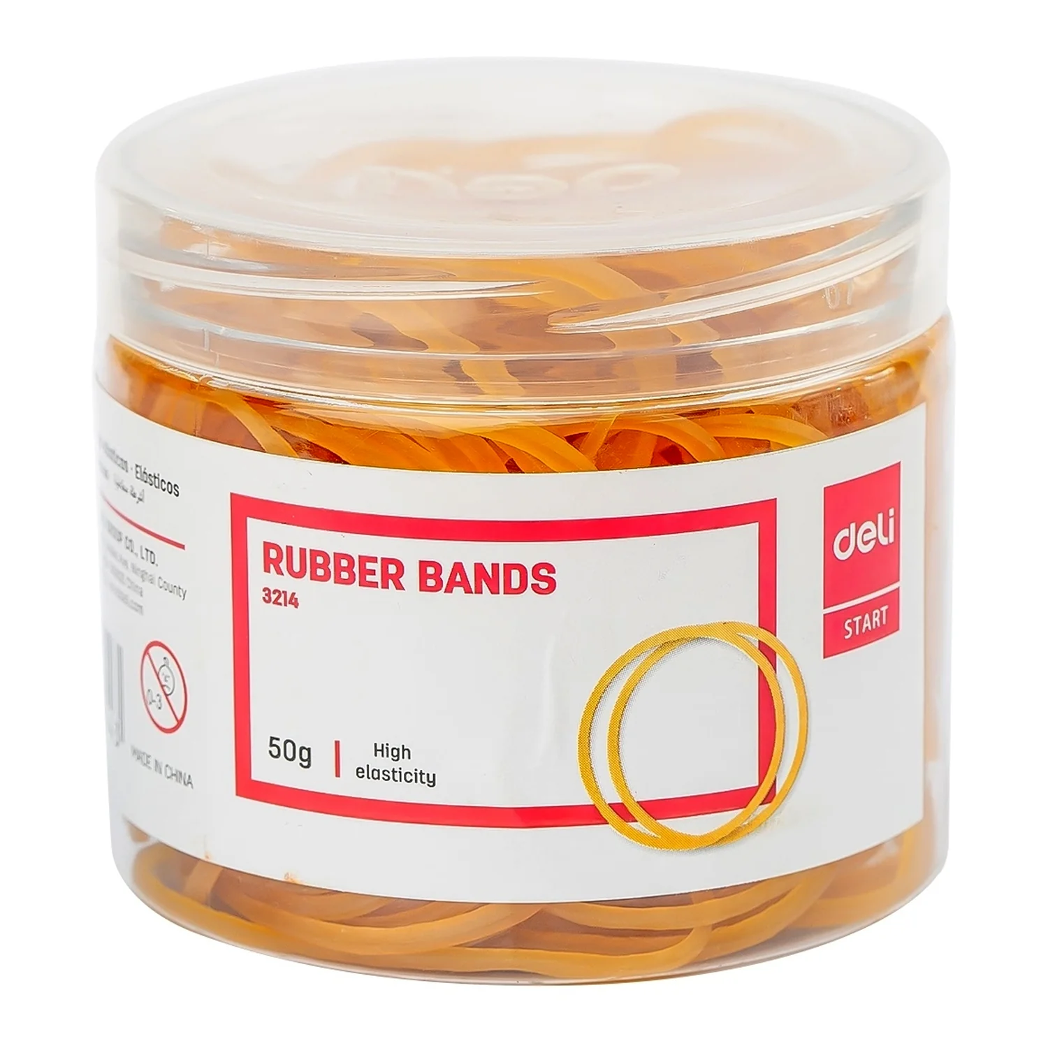 50 Rubber Bands by Deli