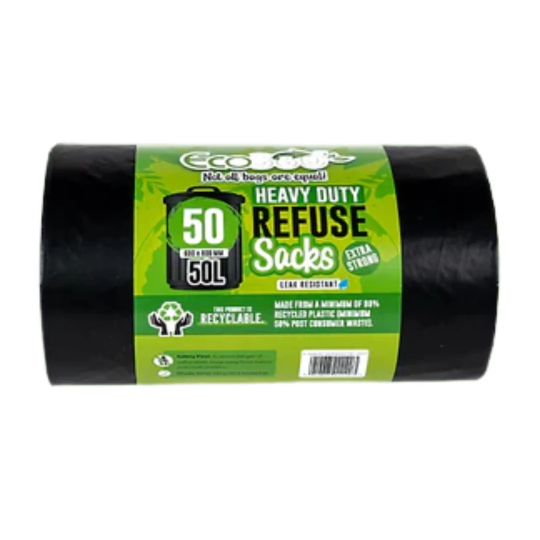 50 x 50L Heavy Duty Refuse Sacks