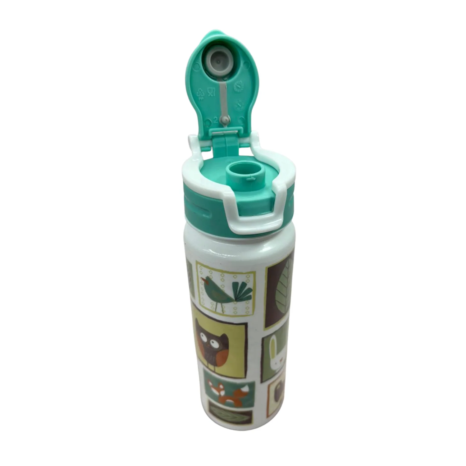 500ml PP Bottle with Spout Lid – Woodland Design - Image 2