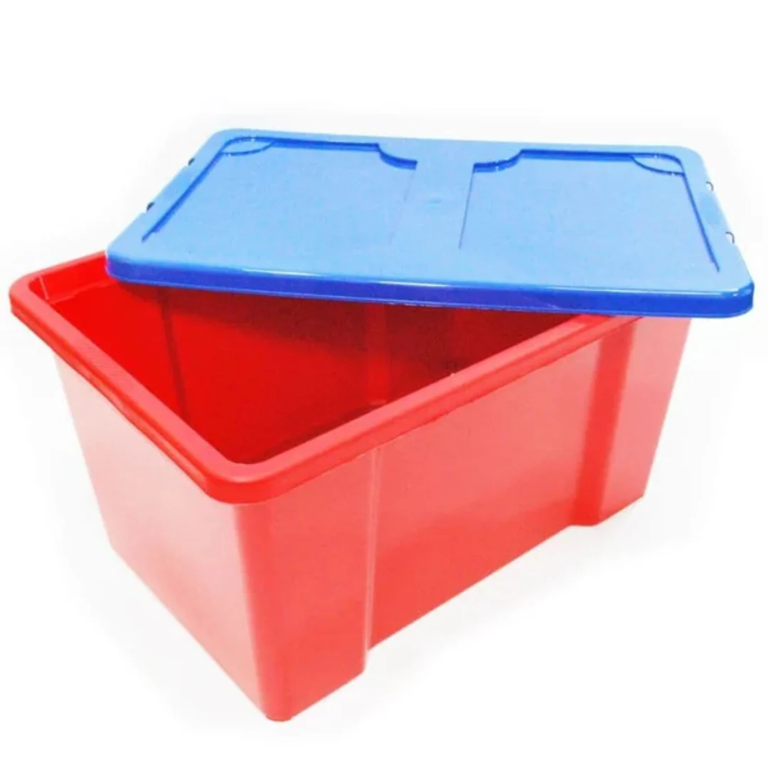 50L Colour Storage Box with Lid