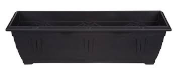 60cm Venetian Window Box Black