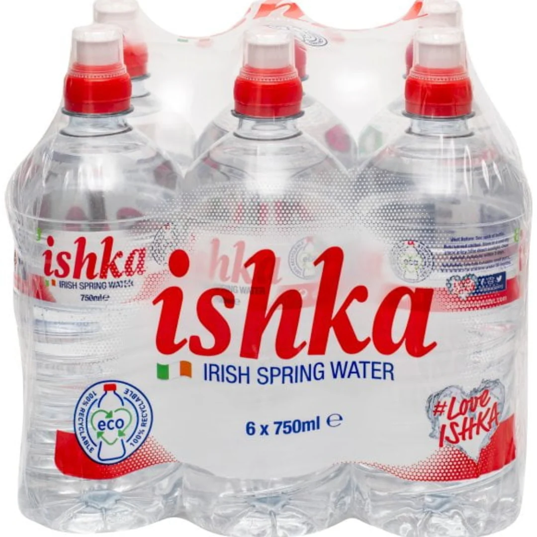 750ml Sport Water – 6 Pack by Ishka