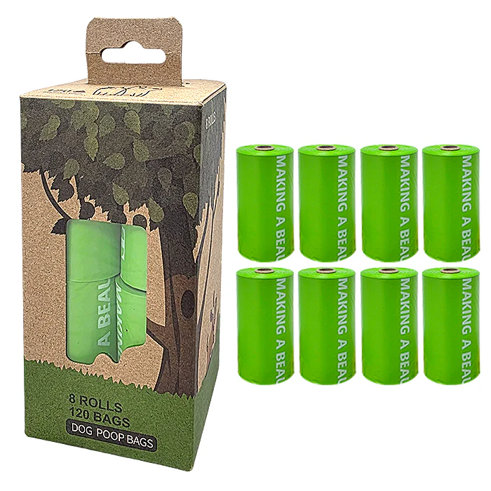 8-Pack Dog Waste Bag Rolls