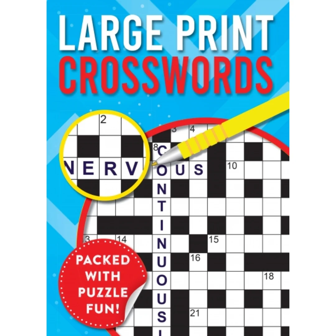80pg Large Print Crossword