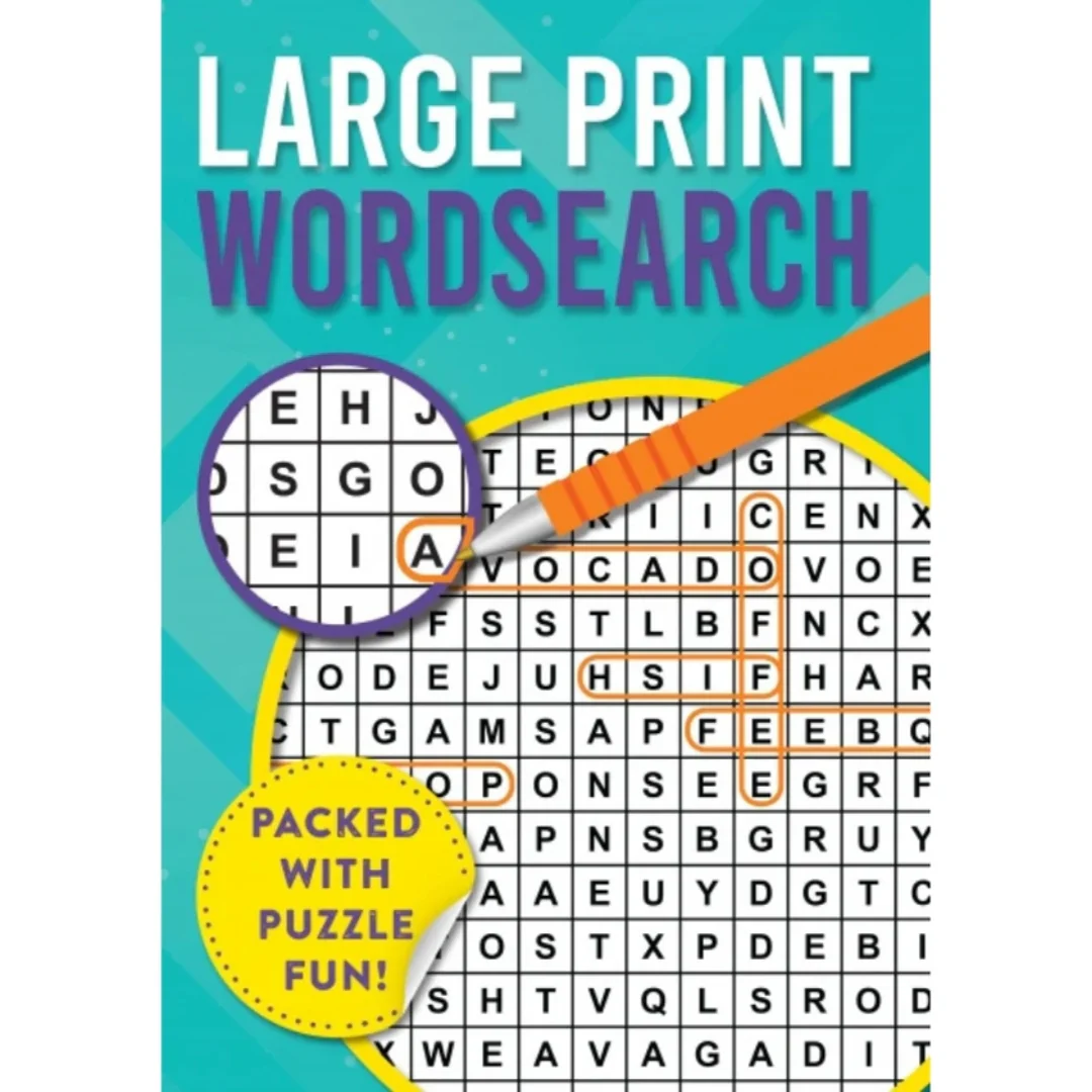 80pg Large Print Wordsearch 4