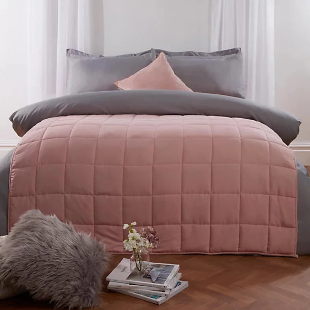 8kg Brentford Weighted Blanket - Blush
