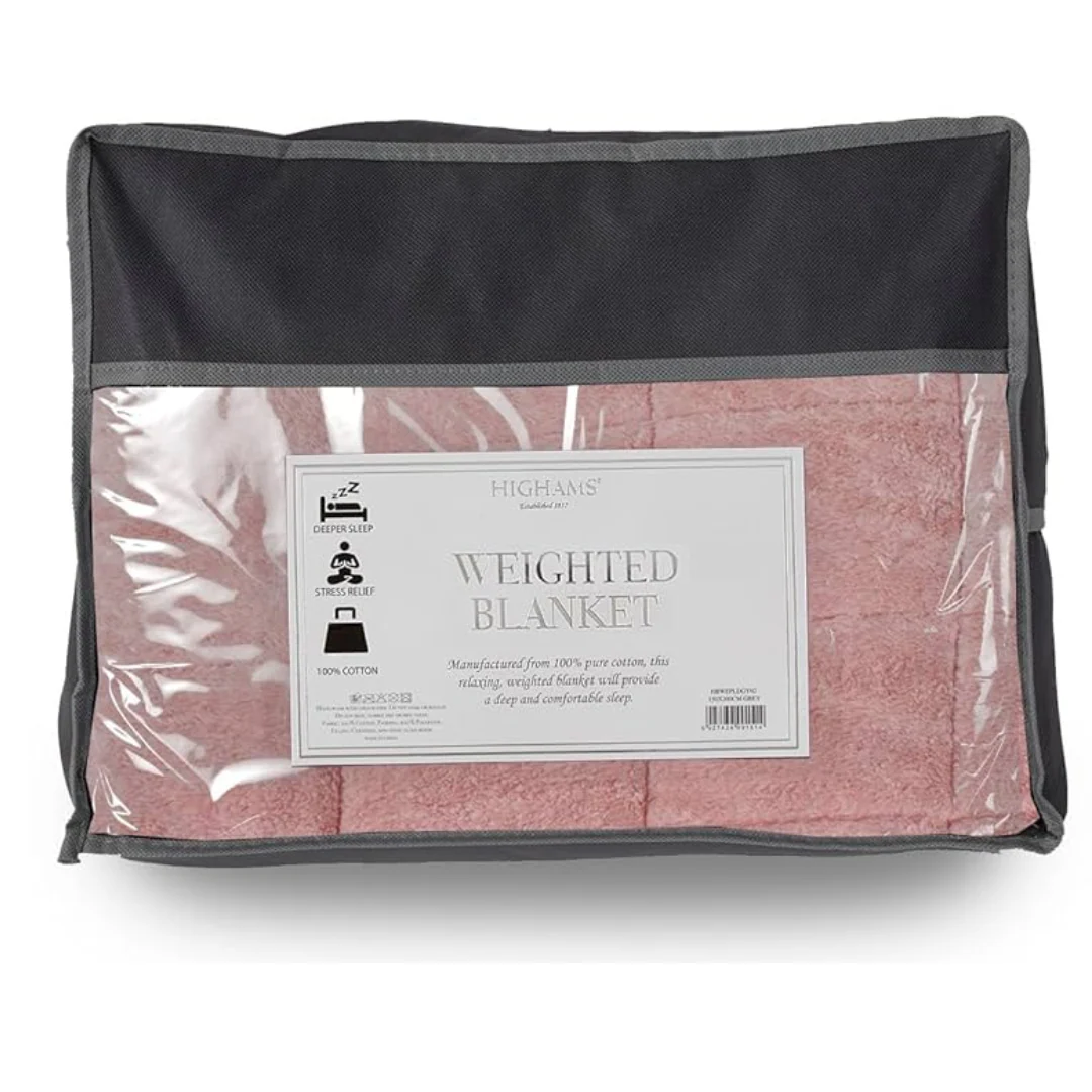 8kg Brentford Weighted Blanket - Blush - Image 5