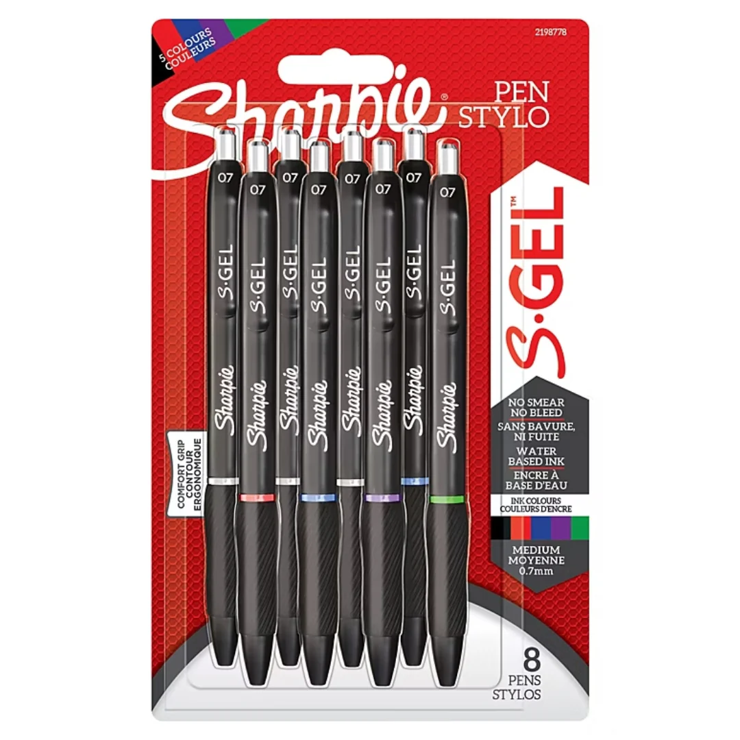 8pk S Gel Assorted Gel Pens 0.7 by Sharpie
