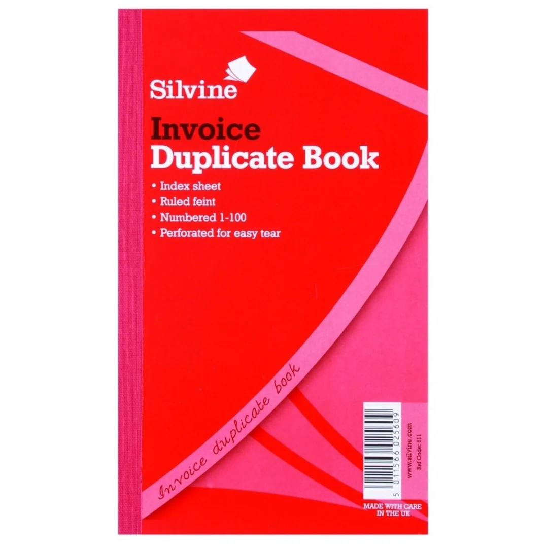 8"x5" Invoice Duplicate Book (with Carbon)