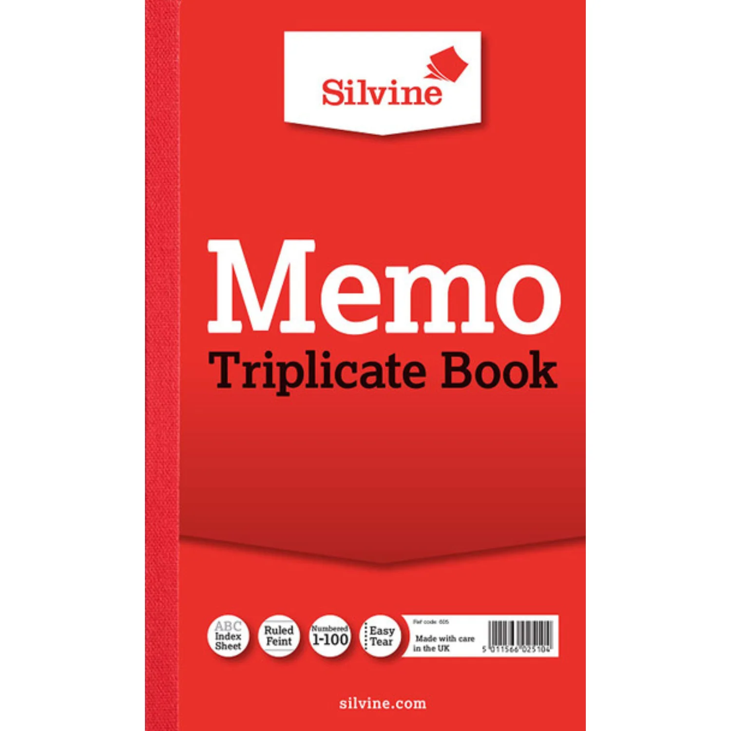 8"x5" Memo Triplicate Book