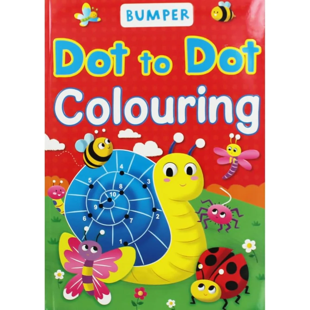 96pg Dot-to-Dot Colouring Book