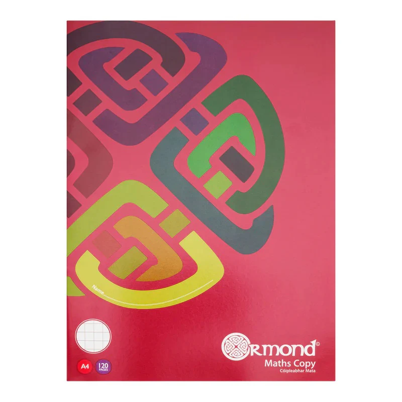 A4 120 Page of Maths Copy Soft Cover