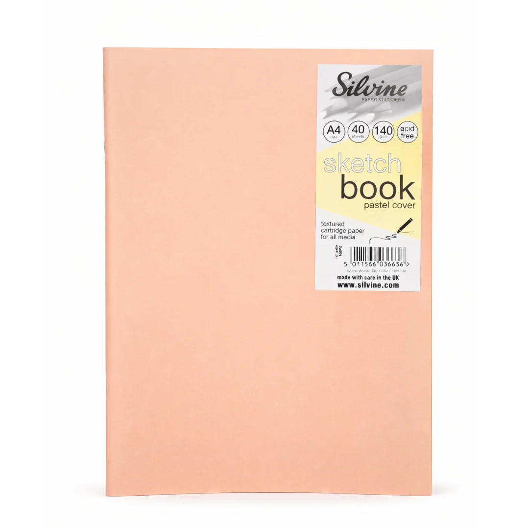 A4 40-Page Pastel Sketch Pads Assorted Colours - Image 3
