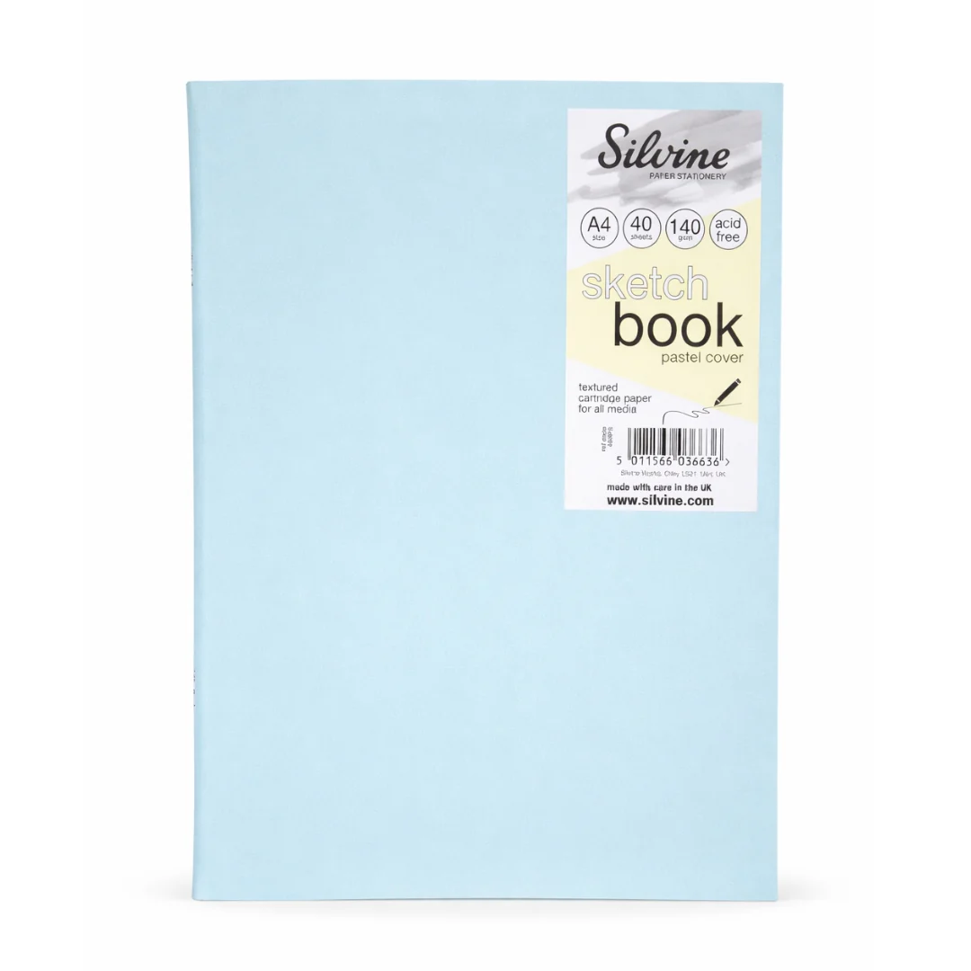 A4 40-Page Pastel Sketch Pads Assorted Colours - Image 5