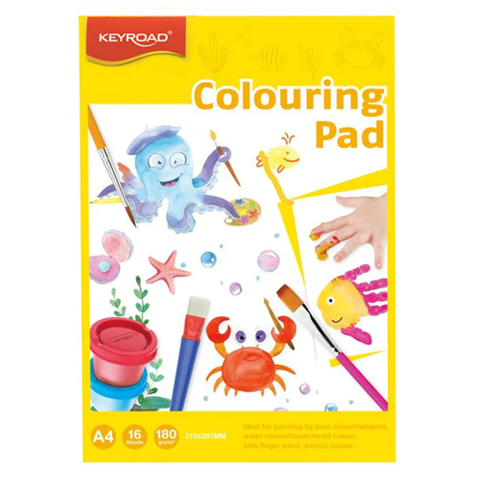A4 Painting Pad – 16 Sheets, 180gsm (Poster Paint Suitable)