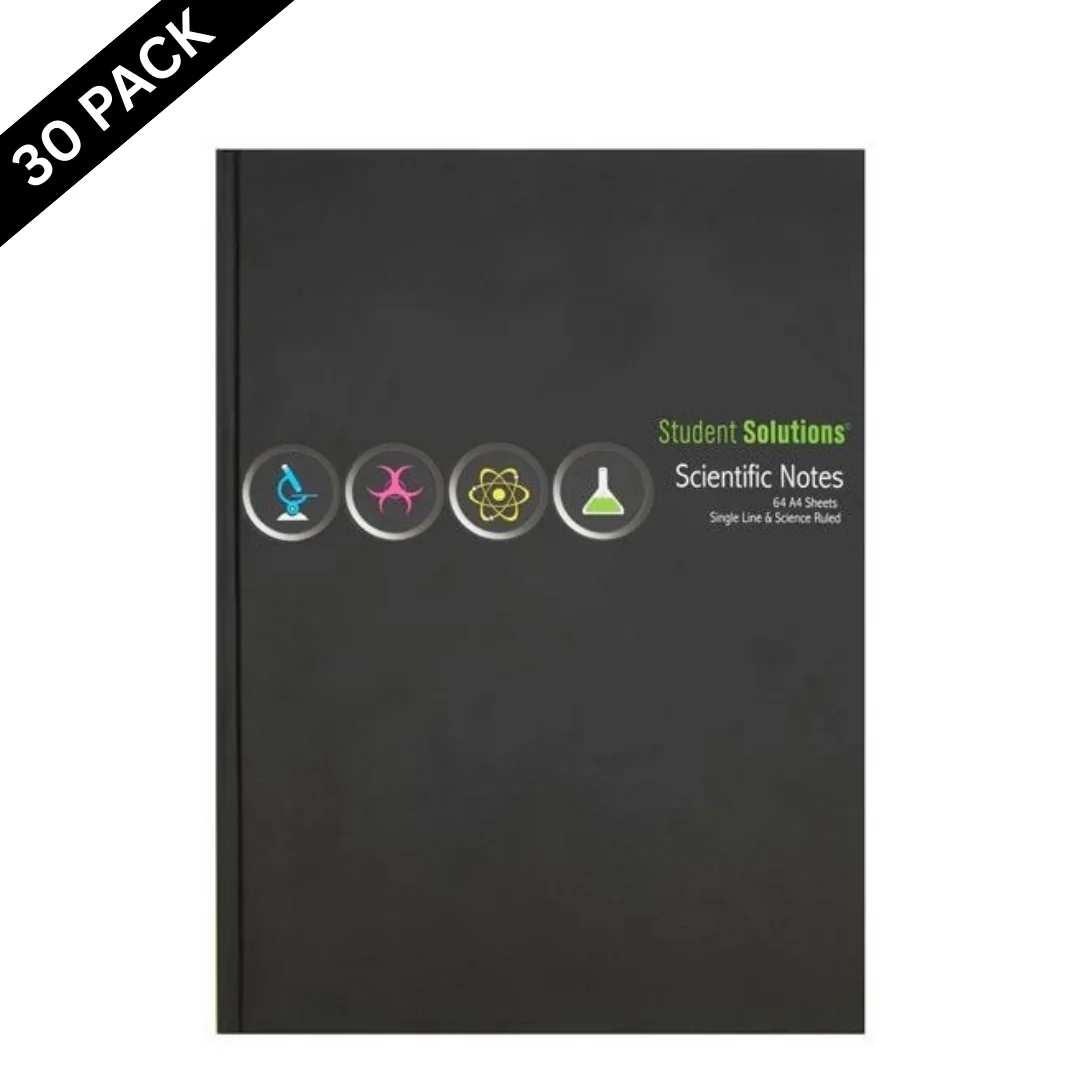 A4 Science Copy Book Hardcover 128 Pages ( Box of 30 )