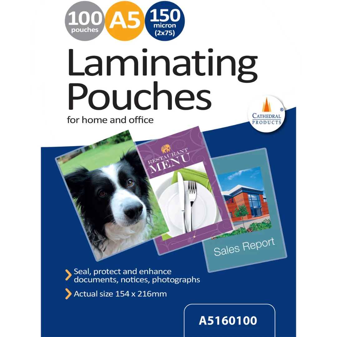A5 Laminating Pouches – 150 Micron