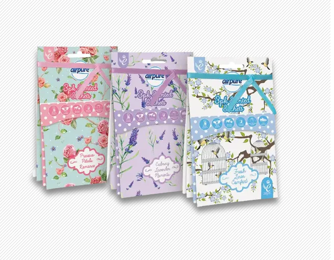 Air Pure Scented Sachets 3x15g