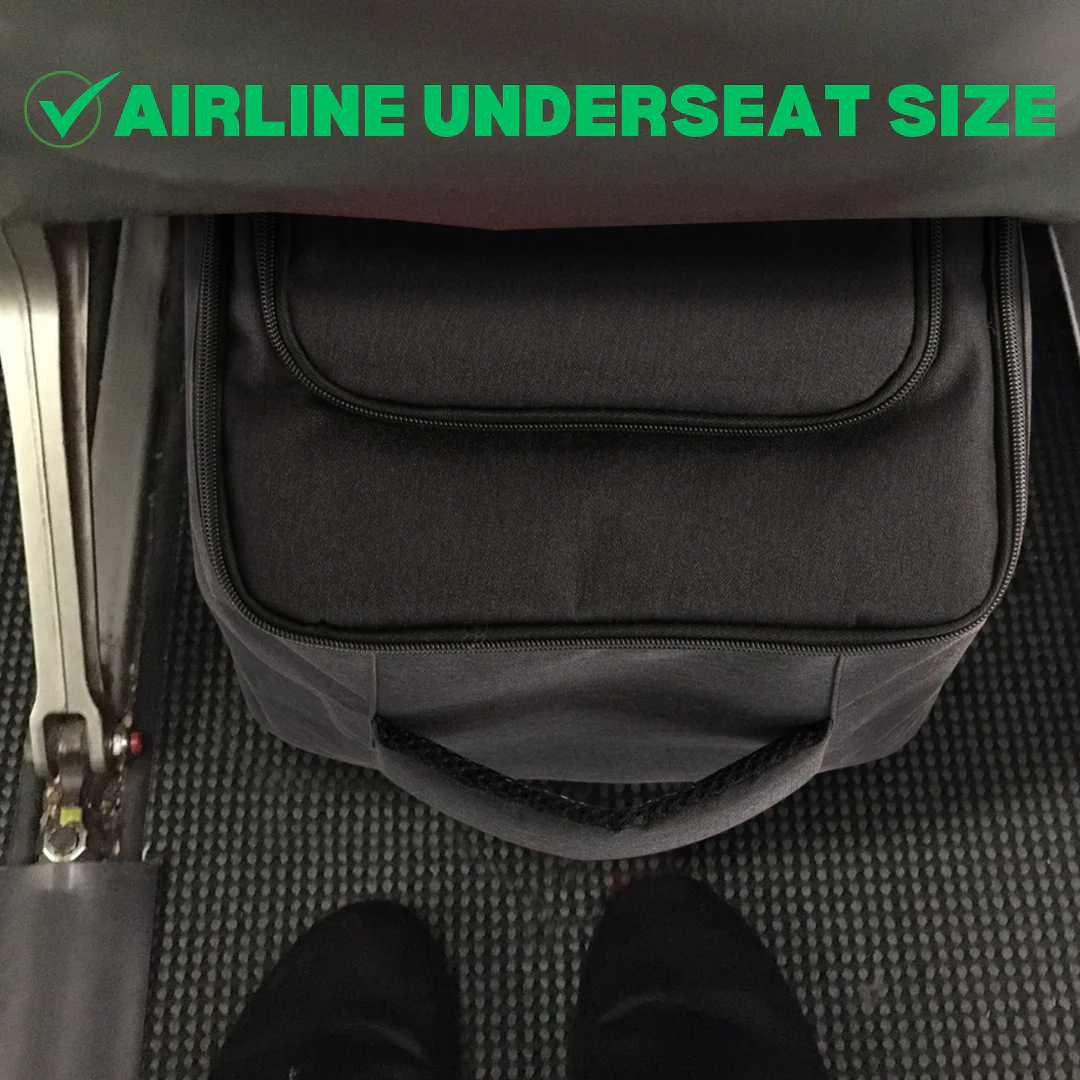 Airline Approved Underseat Cabin Backpack - Half Zip - Image 6