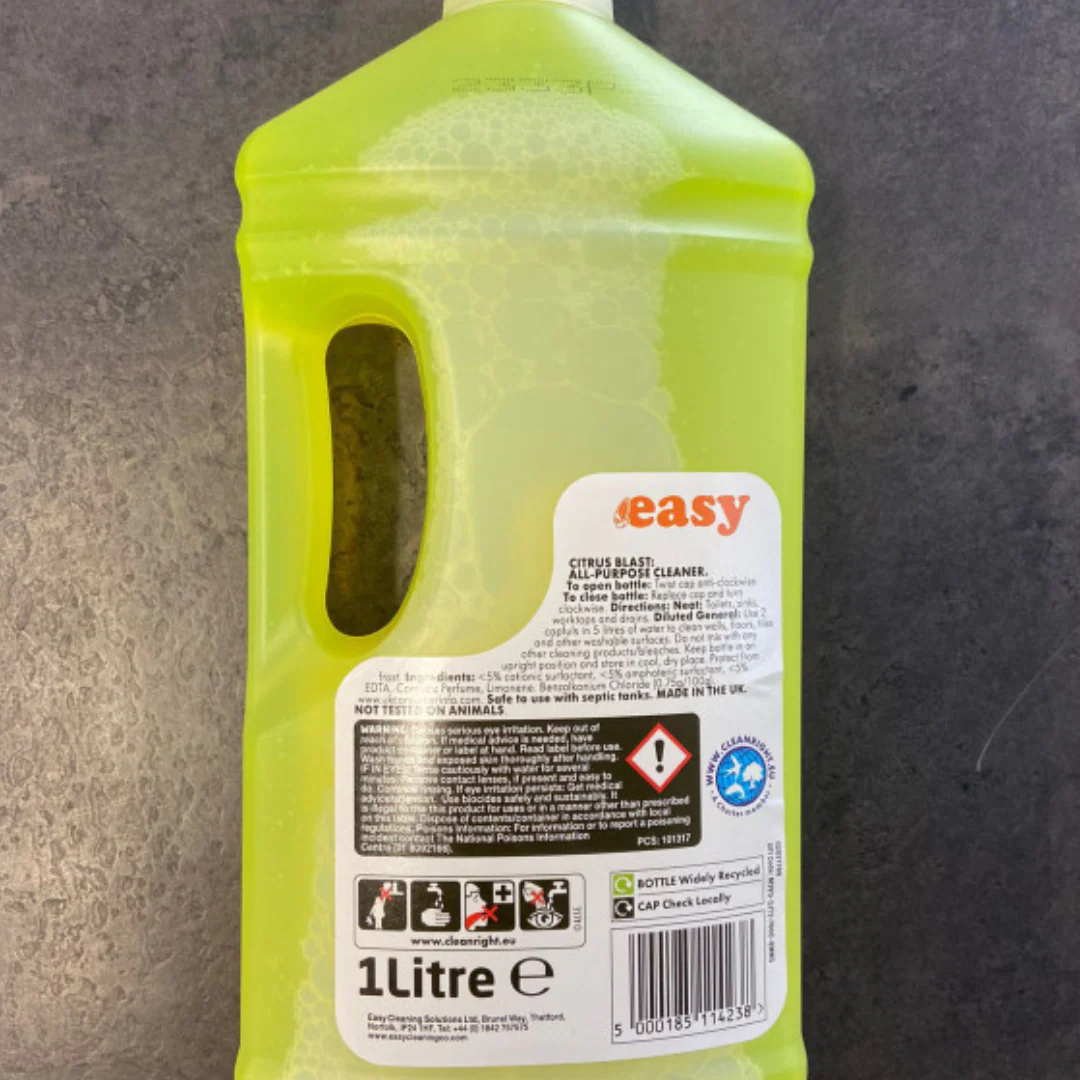 All-Purpose Cleaner Citrus Lemon 1L by Easy - Image 2