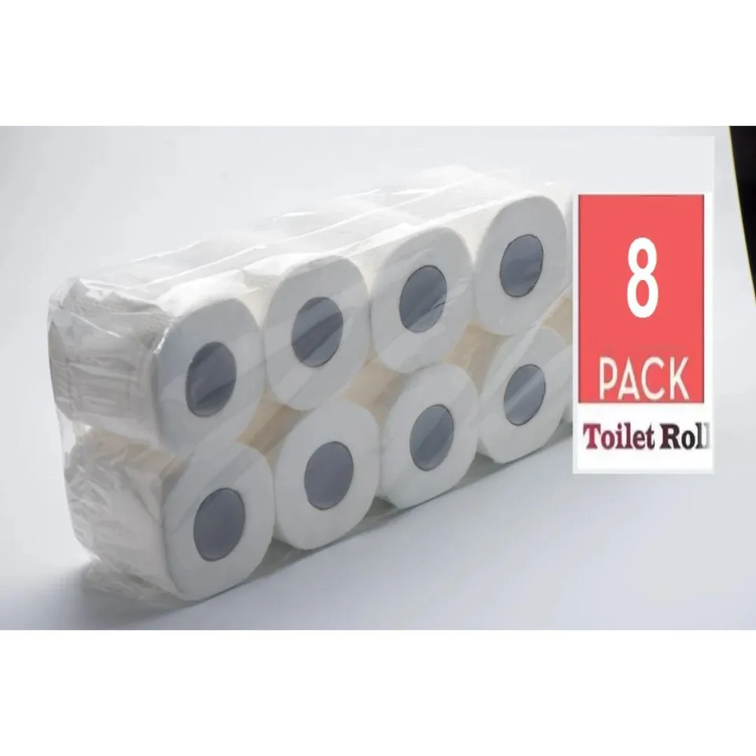 Altessa Toilet Roll White 8 Pack Soft Strong Tissue