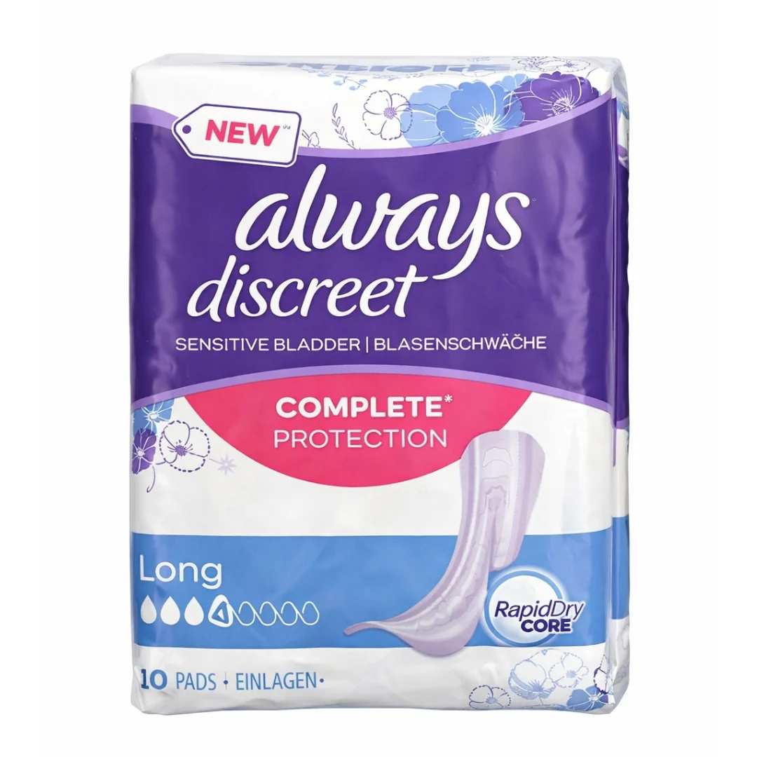 Always Discreet Long Pads 10 Pack