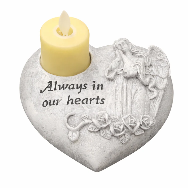 Always In Our Hearts Graveside Memorial Candle