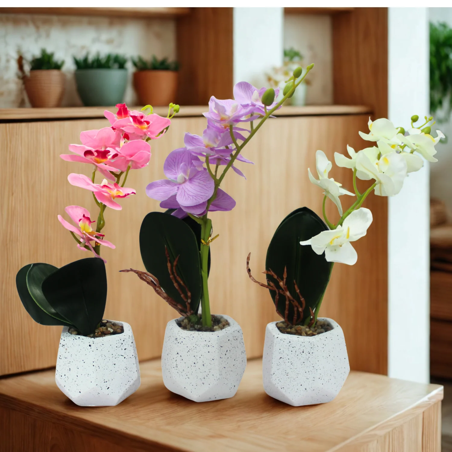 Artificial Orchid Bonsai Plant - Image 2