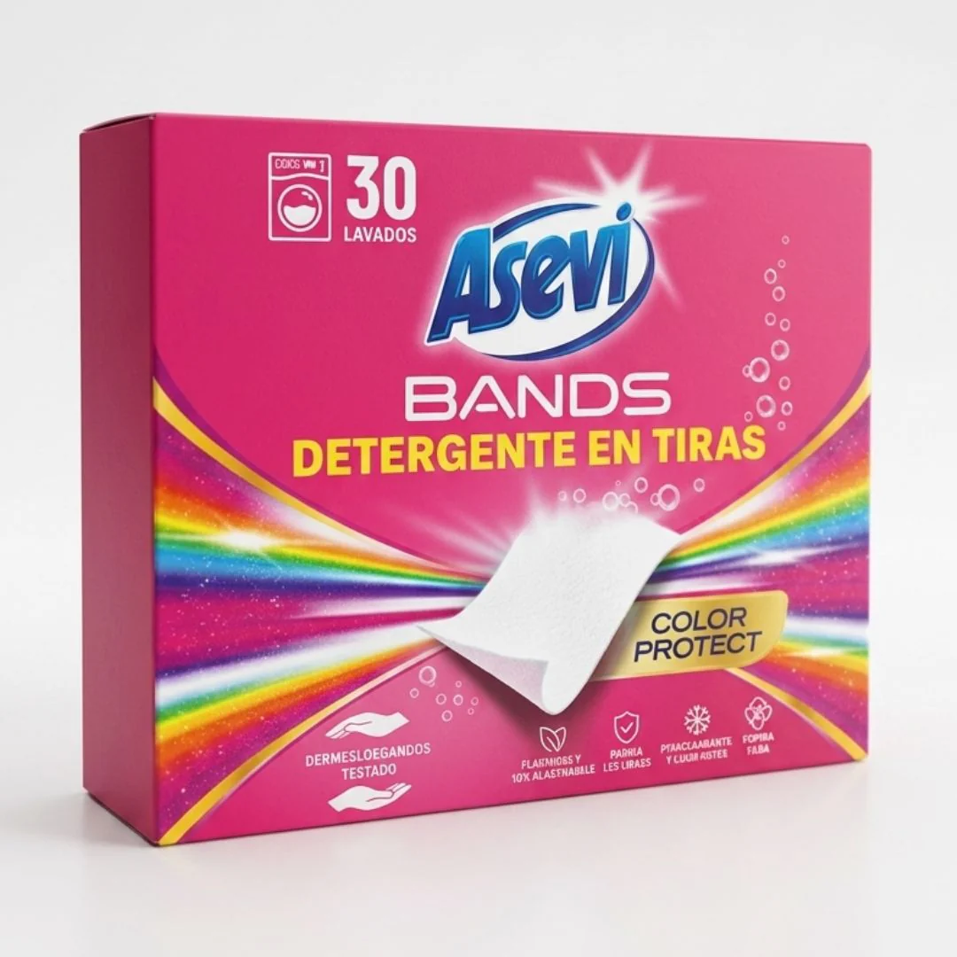Asevi Bands Colour Protect Laundry Detergent Sheets 30 Washes