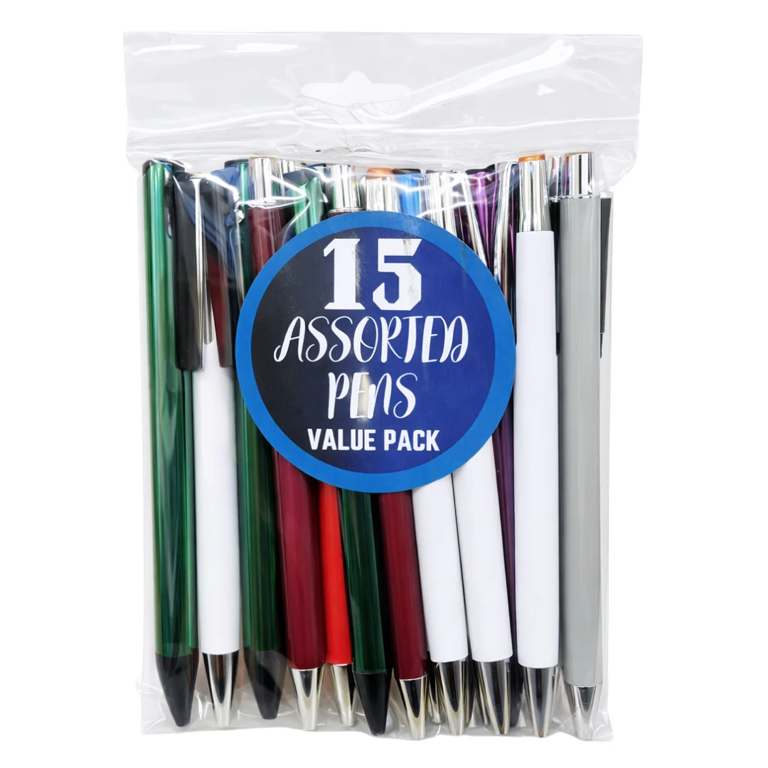 Assorted Pens (15-Pack)