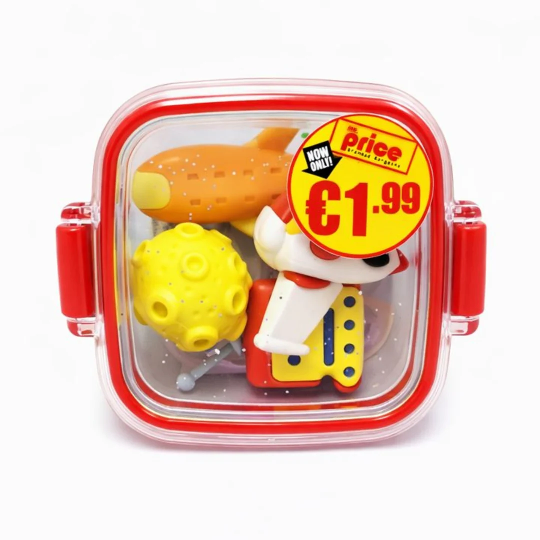 Spaceships Outer Space Eraser Set