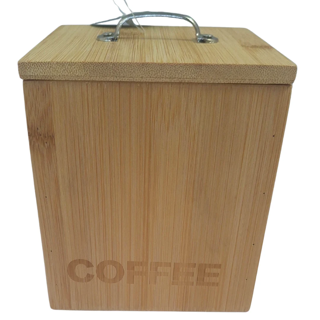 Bamboo Coffee Canister with Insert