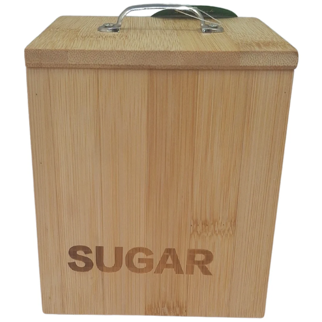 Bamboo Sugar Canister with Insert