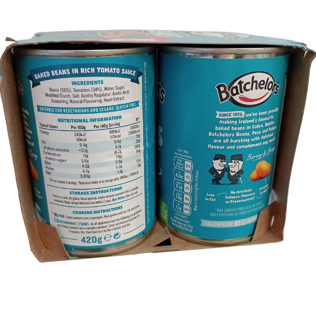 Batchelors Baked Beans 4 x 420g - Image 3