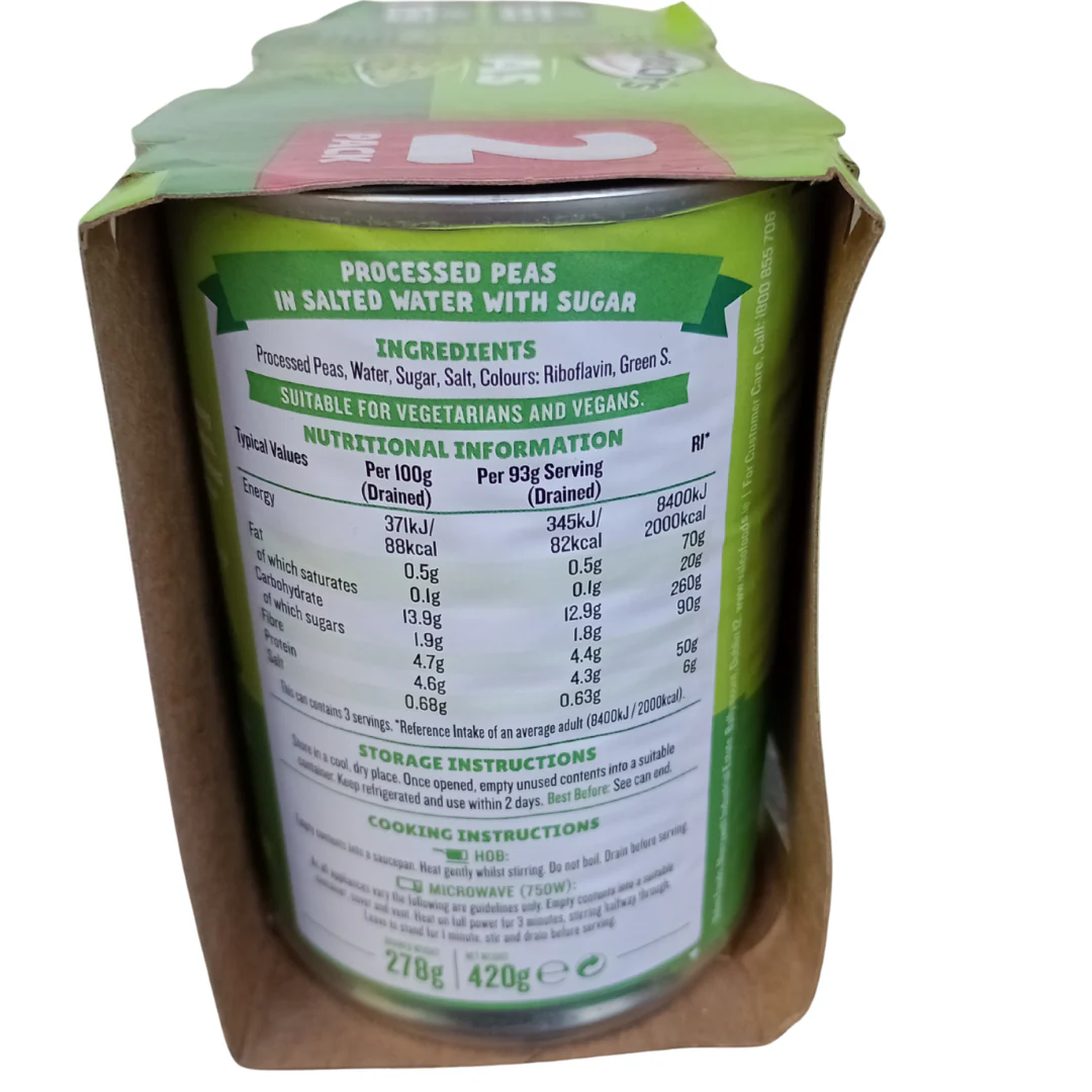 Batchelors Peas Value Pack 420g x 2 - Image 4