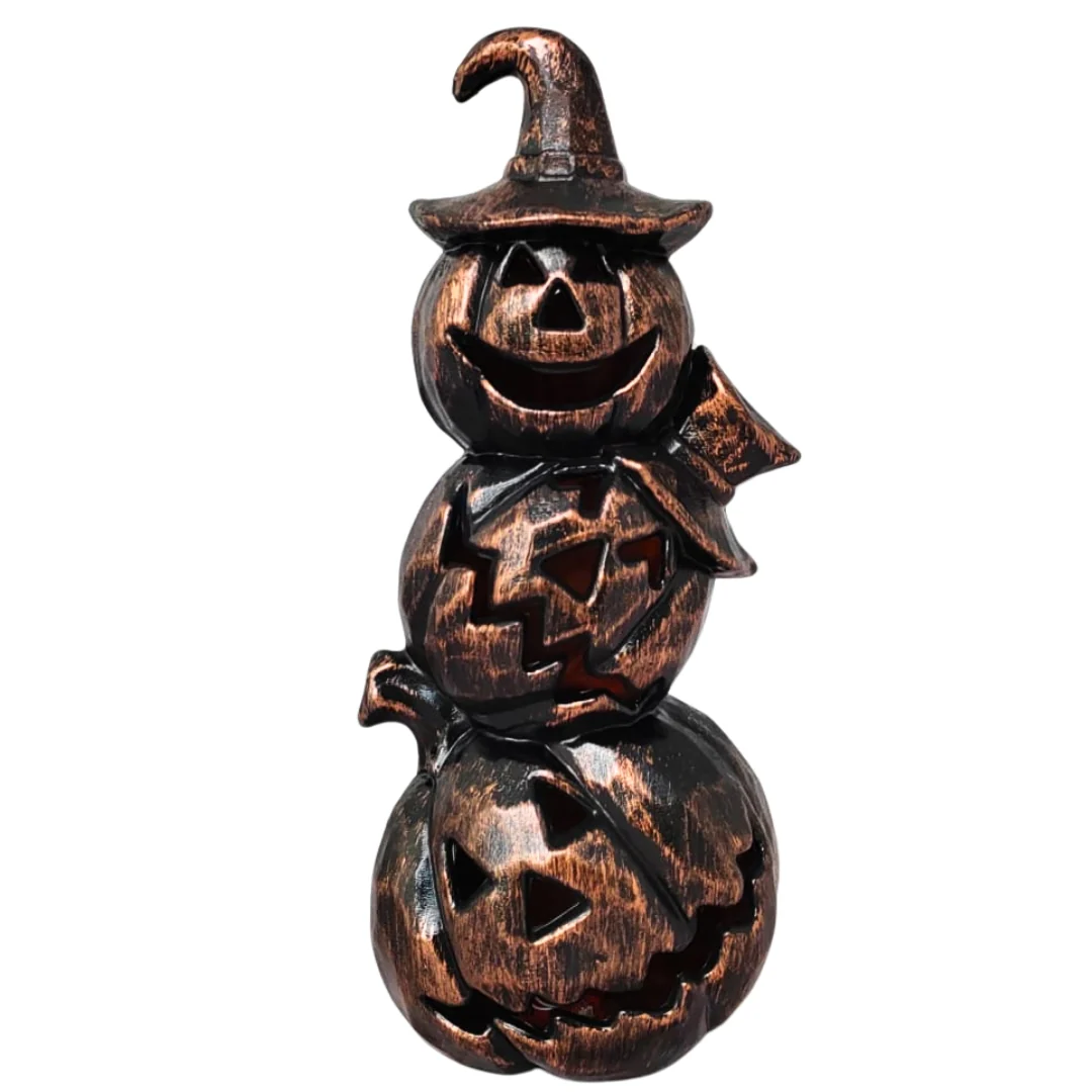 Battery Operated Light Up 3 Tier Pumpkin Décor