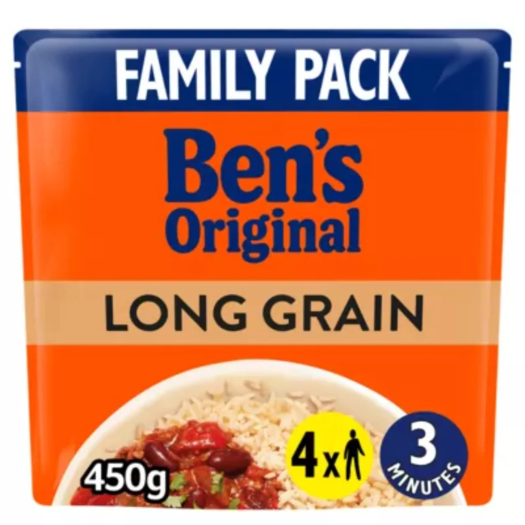 Ben’s Long Grain Rice Pouch 450g