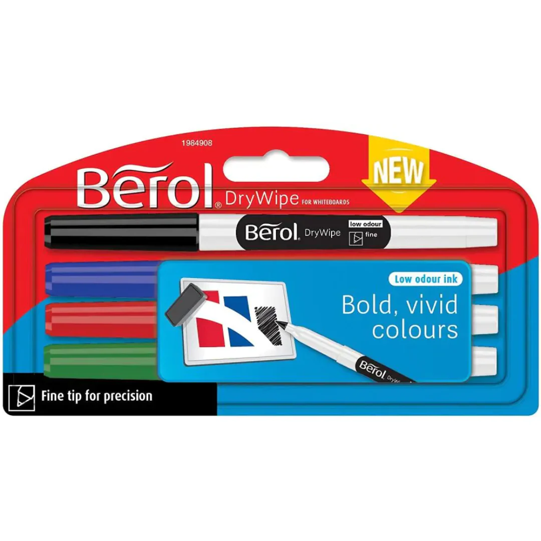 Berol Dry Wipe Whiteboard Markers