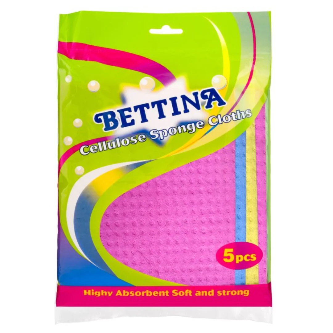 Bettina 5pc Cellulose Sponge Pack