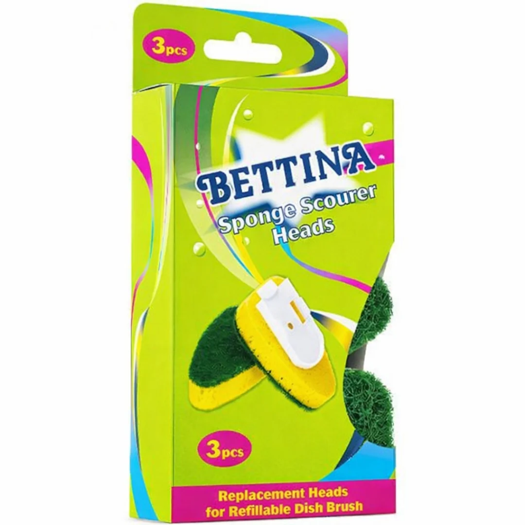 Bettina Refillable Dish Brush Heads x3