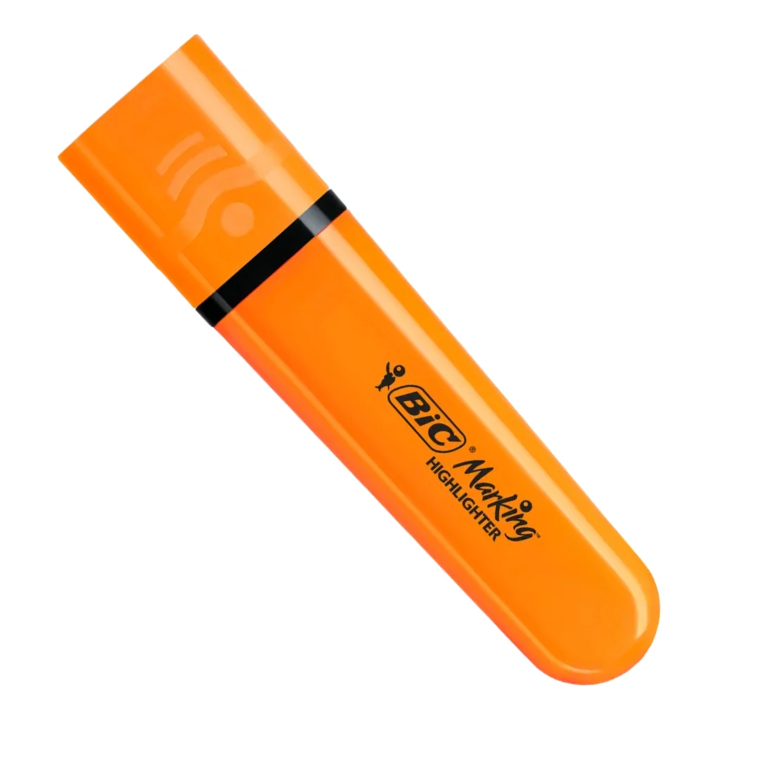 BIC Flat Highlighter Orange