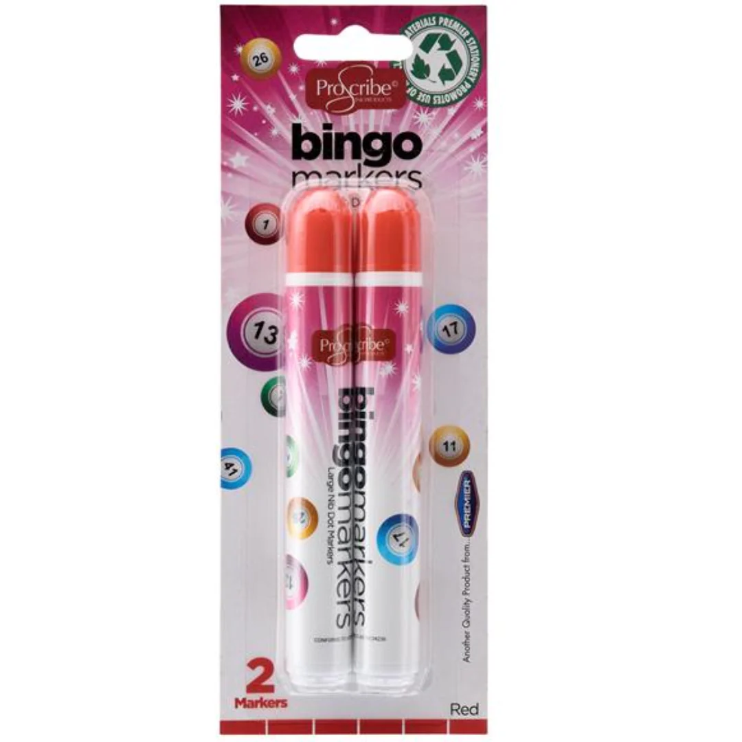 Bingo Markers - Red