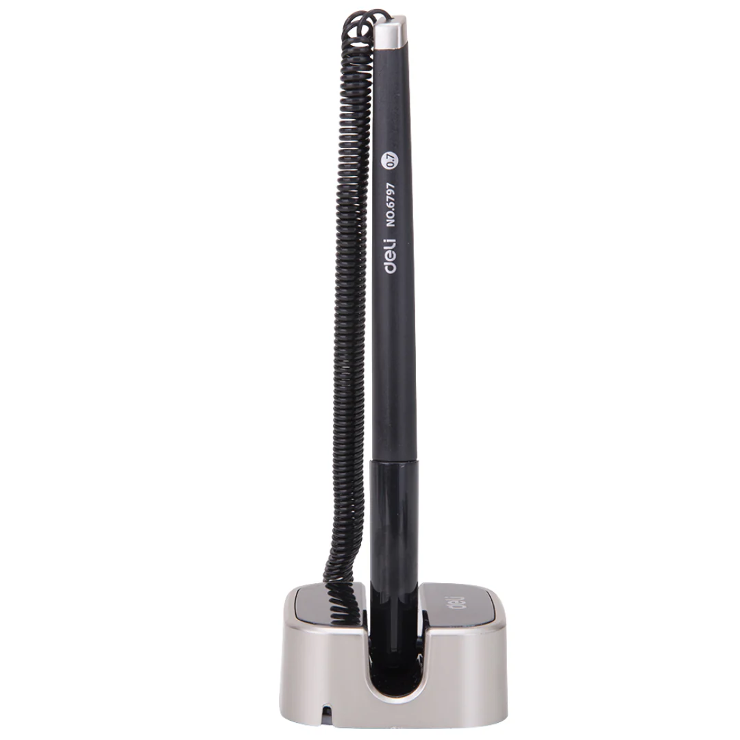Black Desk Pen Stand 0.7mm Bullet Tip