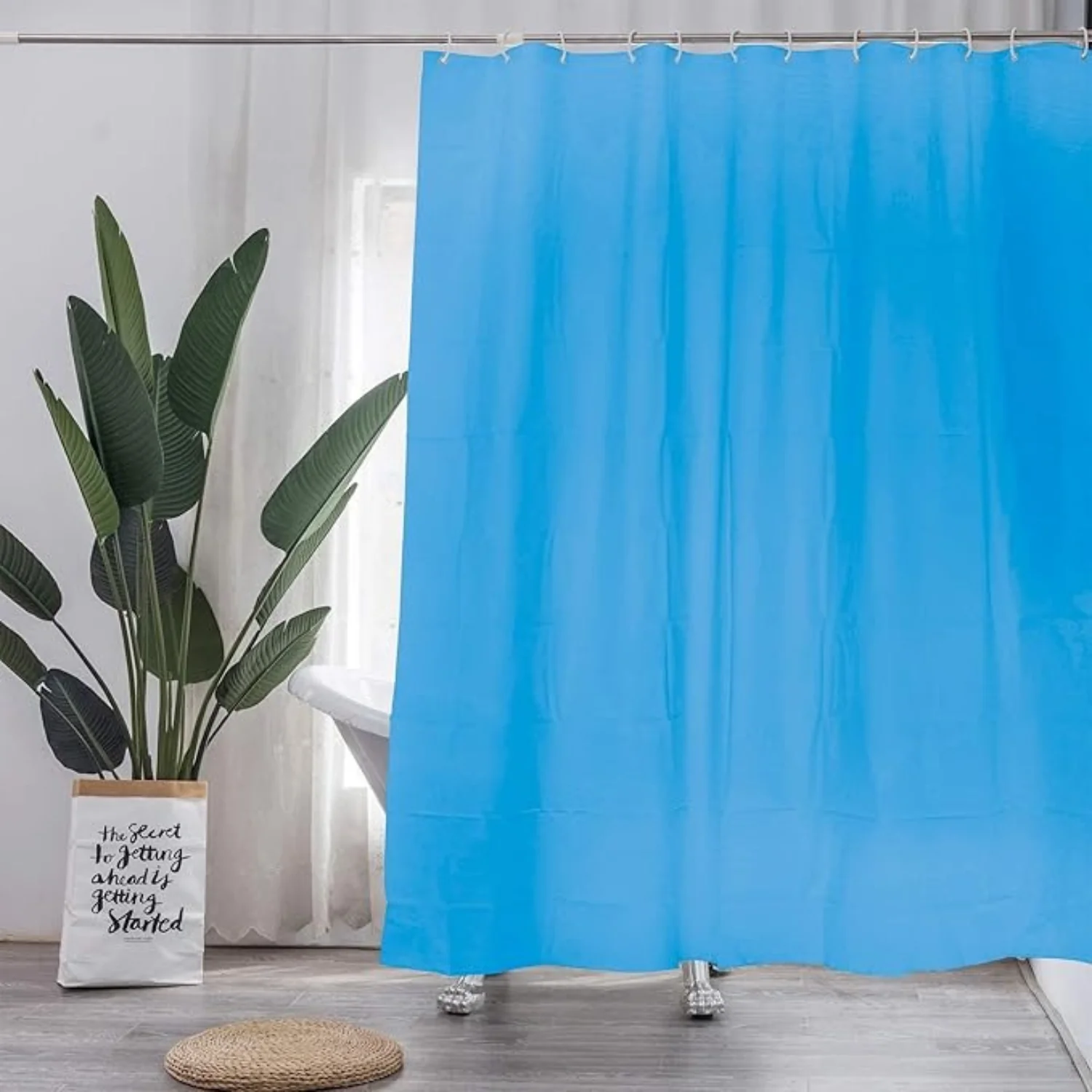 Blue Shower Curtain