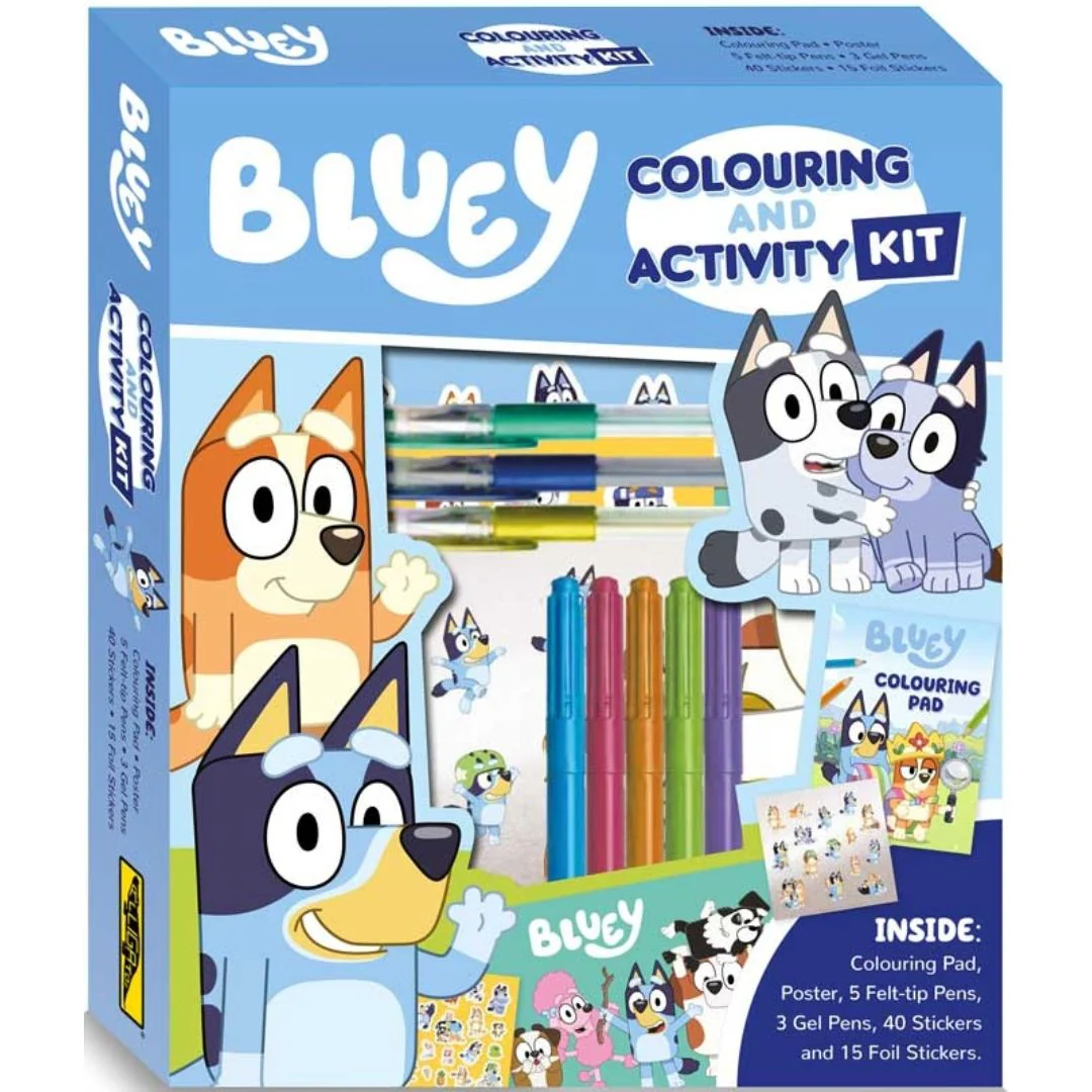 Bluey Colouring & Activity Kit - Kids Creative Set