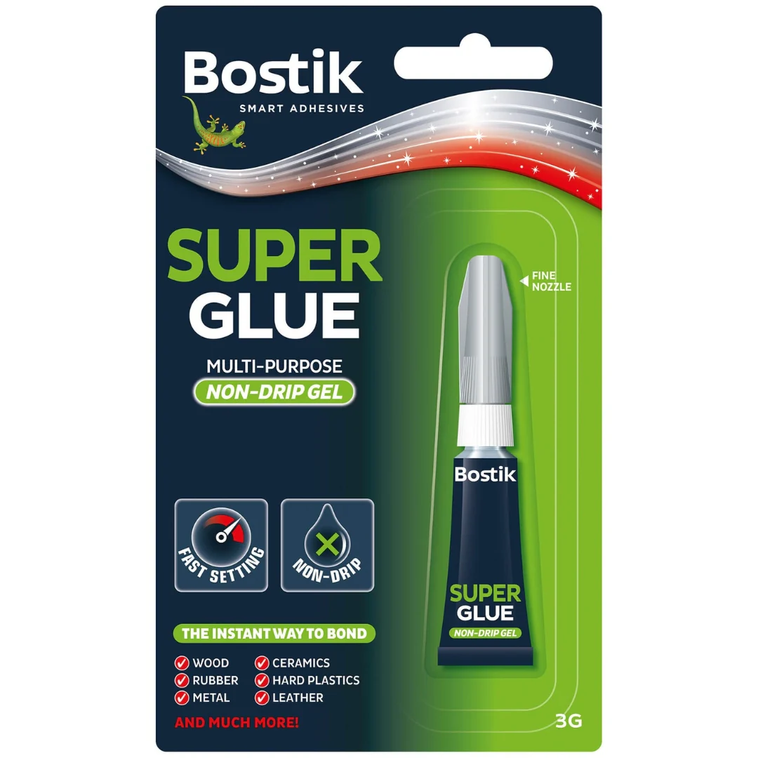 Bostik Super Glue Non-Drip Gel 3g