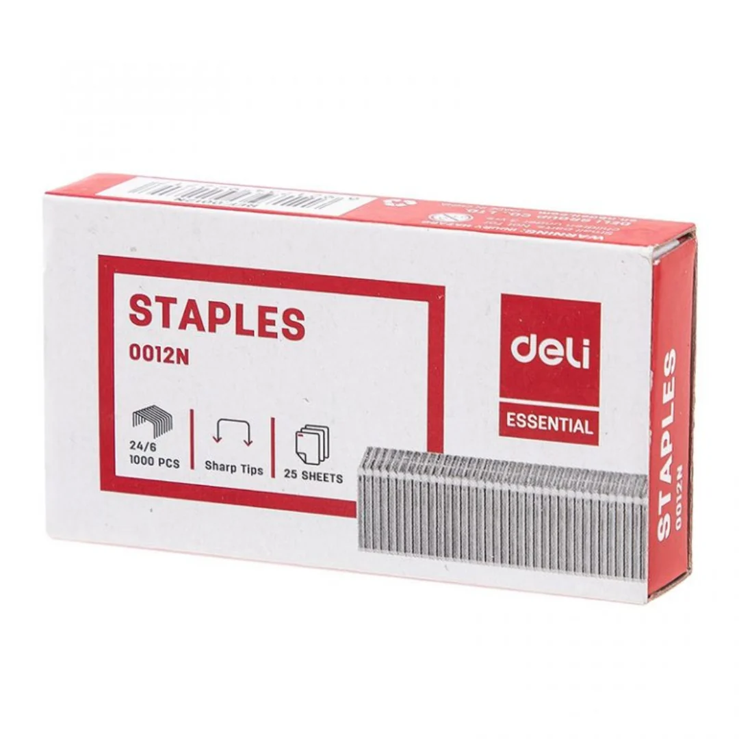Box of 1000 Staples 24/6 – 25 Sheet Capacity