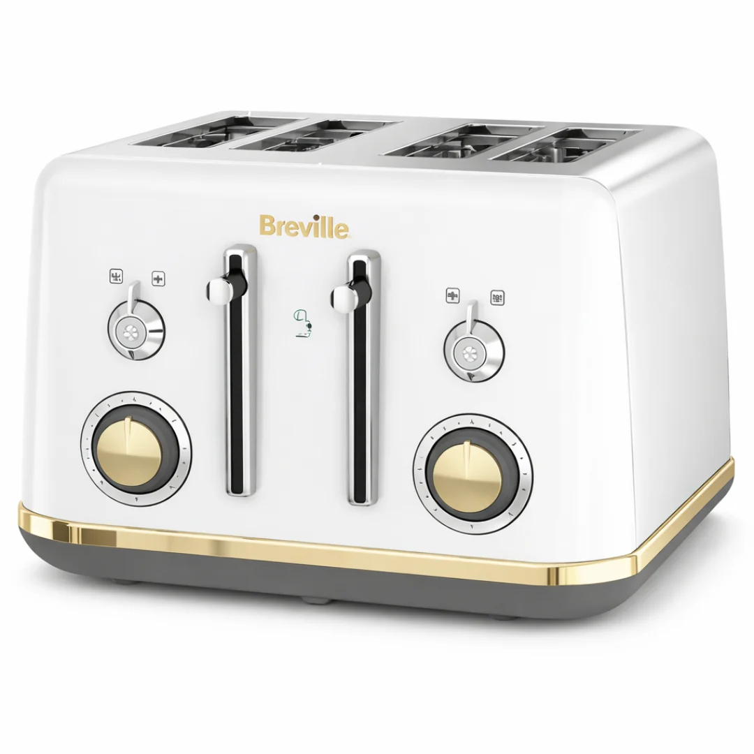 Breville Mostra 4 Slice Toaster White