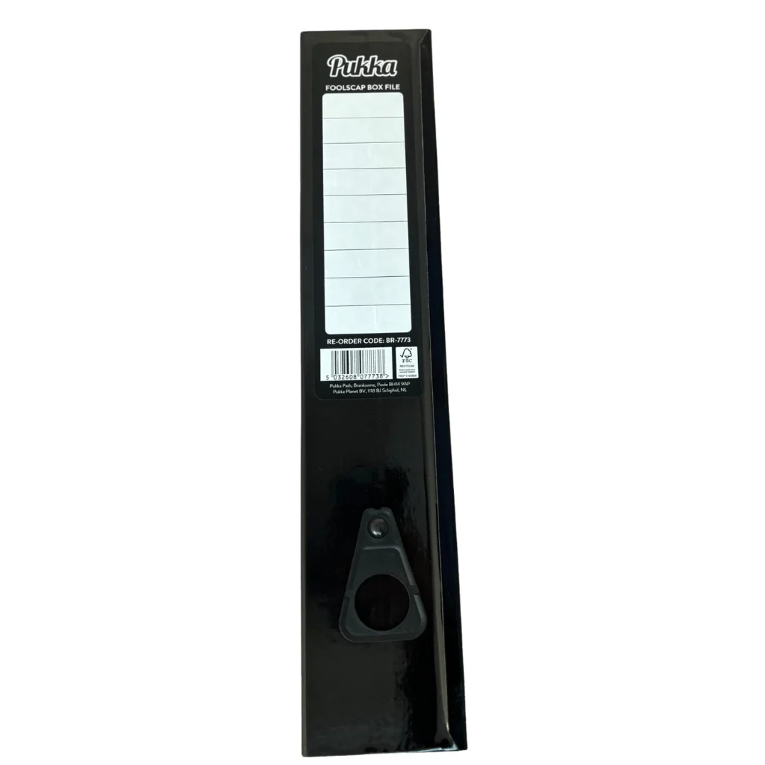 Brights Box File Foolscap Black - Image 2